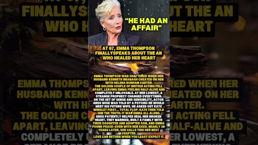 At 67, Emma Thompson FINALLY Speaks About The Man Who Healed Her Heart At 67, Emma Thompson FINALLY Speaks About The Man Who Healed Her Heart