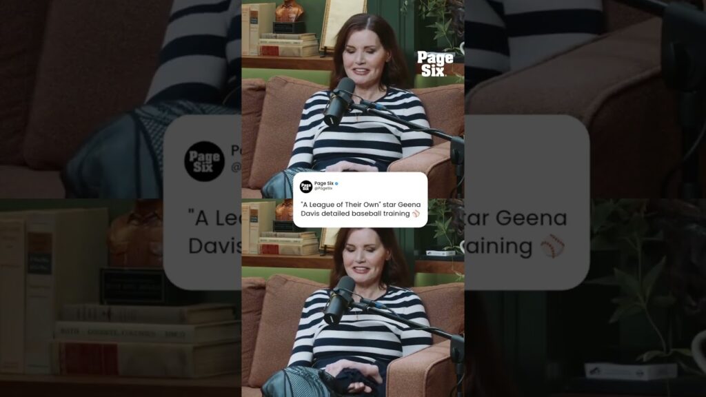 “A League of Their Own” star Geena Davis reflects on being a baseball player for the movie #shorts "A League of Their Own" star Geena Davis reflects on being a baseball player for the movie #shorts