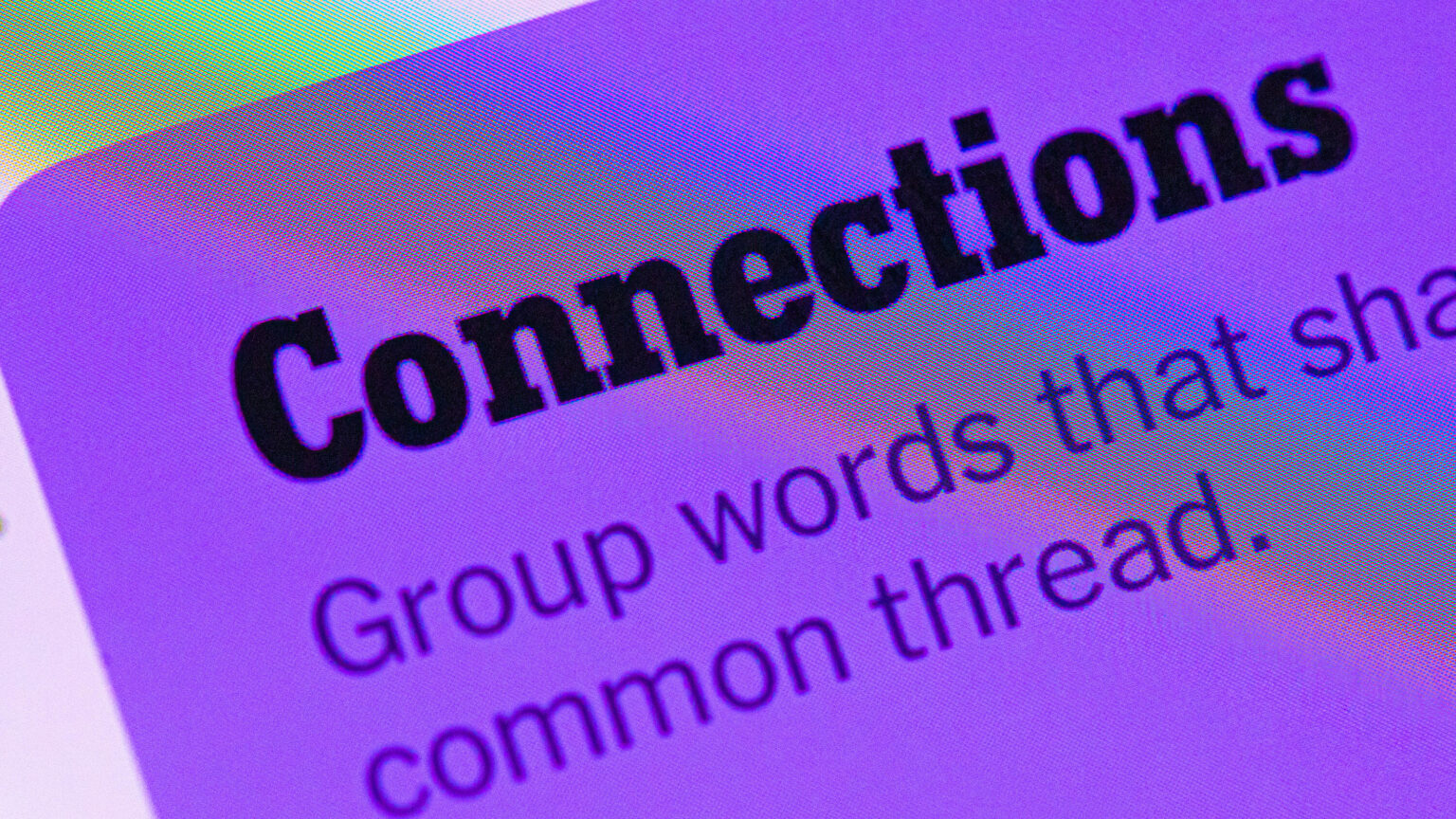 Today’s NYT Connections Hints, Answers for July 20 #1135 NYT word games connections