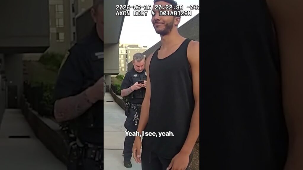 Bodycam footage shows Sunny Hostin trying to talk cops out of busting son for trespassing #shorts