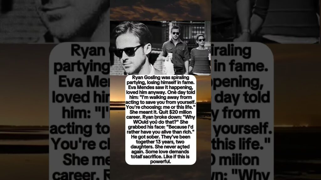 Eva Mendes Gave Up Everything for Ryan Gosling Eva Mendes Gave Up Everything for Ryan Gosling