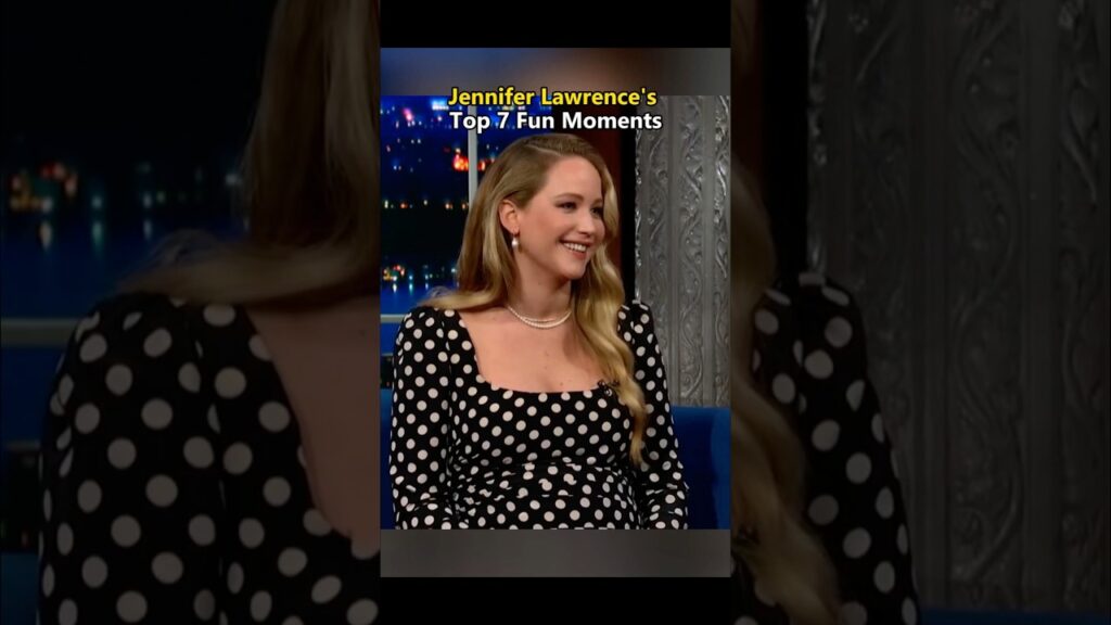 Jennifer Lawrence’s Top 7 Fun Moments.#celebrity #usa #jenniferlawrence #funnyvideo #youtube #fyp