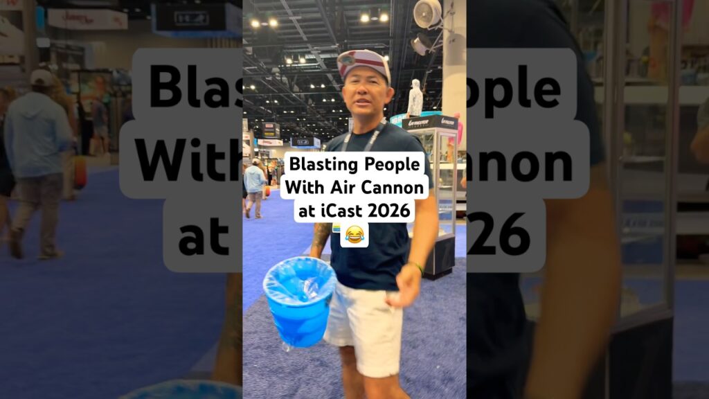 Blasting People with Air Cannon 😂 #PRANK #fishing