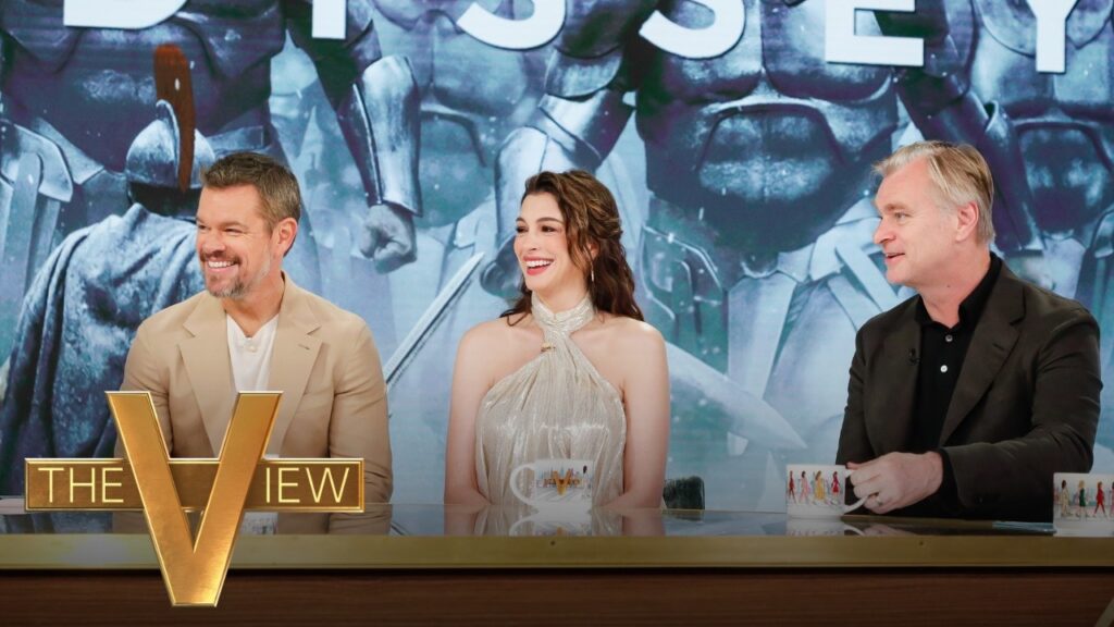 Matt Damon, Anne Hathaway, & Christopher Nolan On Life Beyond ‘The Odyssey’ | The View Matt Damon, Anne Hathaway, & Christopher Nolan On Life Beyond 'The Odyssey’ | The View