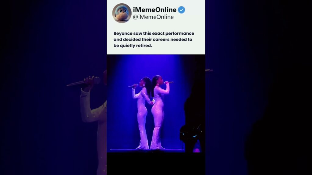Imagine being so powerful as a duo that Beyoncé allegedly had to hit pause on your whole run 😭 Imagine being so powerful as a duo that Beyoncé allegedly had to hit pause on your whole run 😭