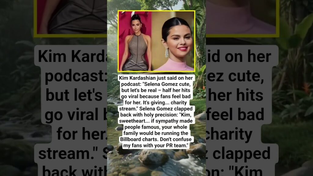 Kim Kardashian vs Selena Gomez Drama! 😳 #Shorts Kim Kardashian vs Selena Gomez Drama! 😳 #Shorts