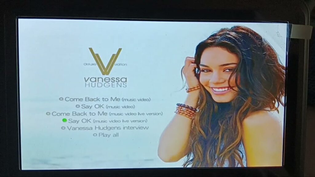 Vanessa Hudgens V: Deluxe Edition 2007 DVD Menu