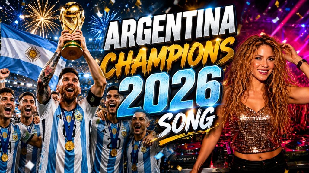 Shakira - ARGENTINA CHAMPIONS 2026 | Messi, Julián Álvarez & Enzo | FIFA World Cup Anthem