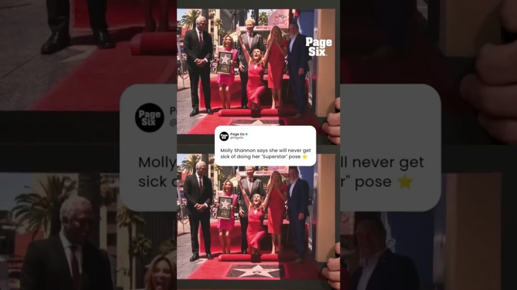 Molly Shannon still loves to do her iconic Mary Katherine Gallagher pose from "Superstar" 😆 #shorts