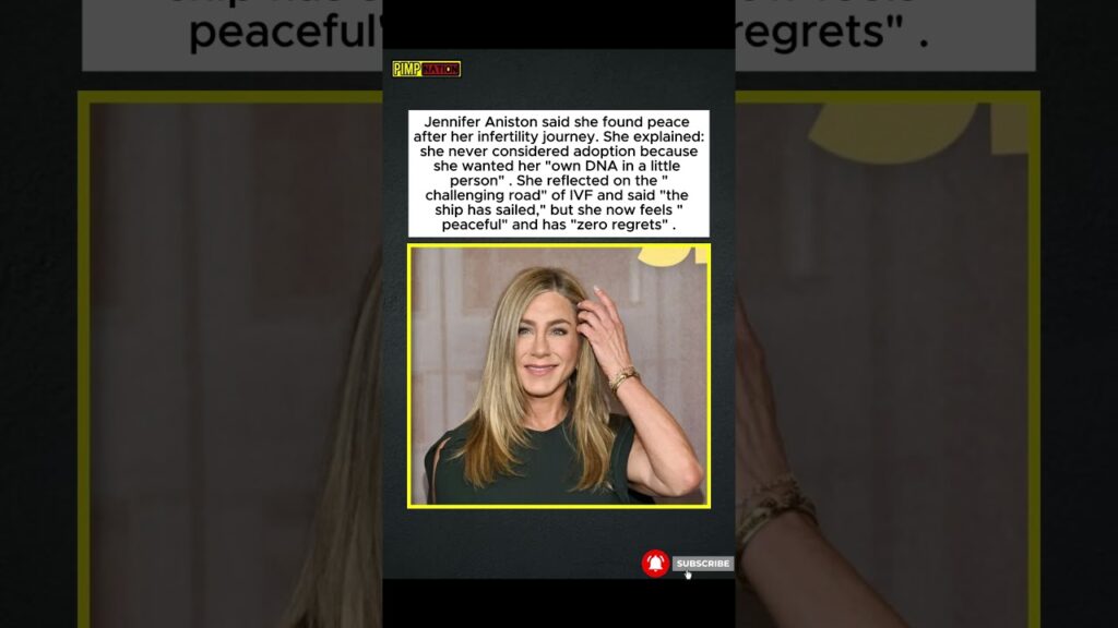 “I Have Zero Regrets” — Jennifer Aniston on Not Having Kids "I Have Zero Regrets" — Jennifer Aniston on Not Having Kids