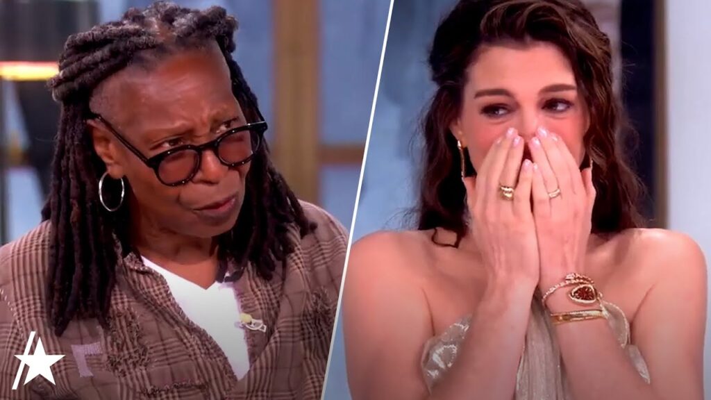 Anne Hathaway Brought To Tears By Whoopi Goldberg On ‘The View’