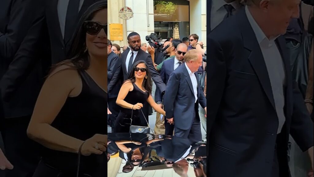 Salma Hayek Stuns in Elegant Black at Paris Fashion Week! 🖤✨ #salma