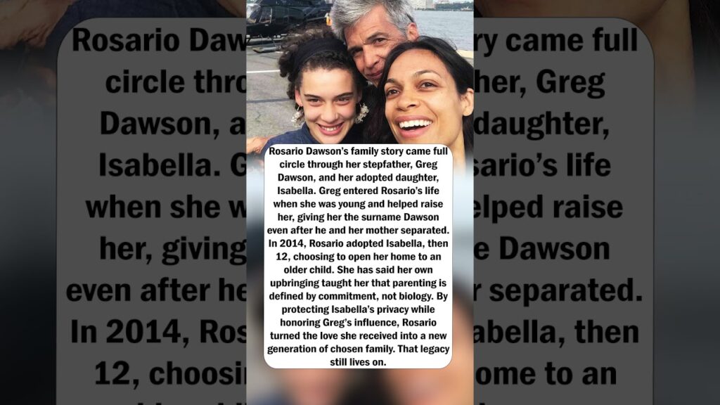 Rosario Dawson’s Adoption Legacy Comes Full Circle