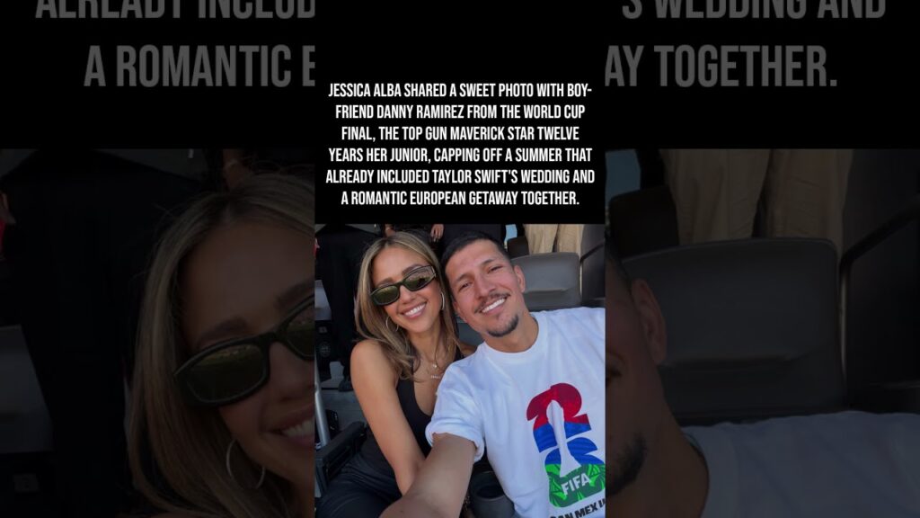 Jessica Alba Shared A Sweet Photo With Danny From The World Cup Final ⚽💕✨