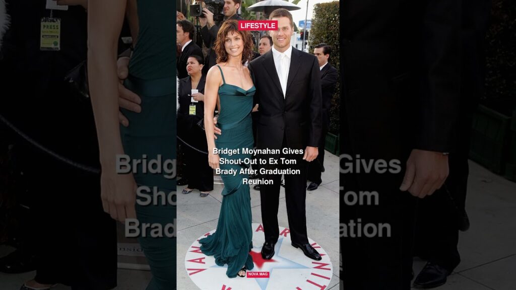 Bridget Moynahan Gives Shout-Out to Ex Tom Brady After Graduation Reunion #shorts #sport #celebritie
