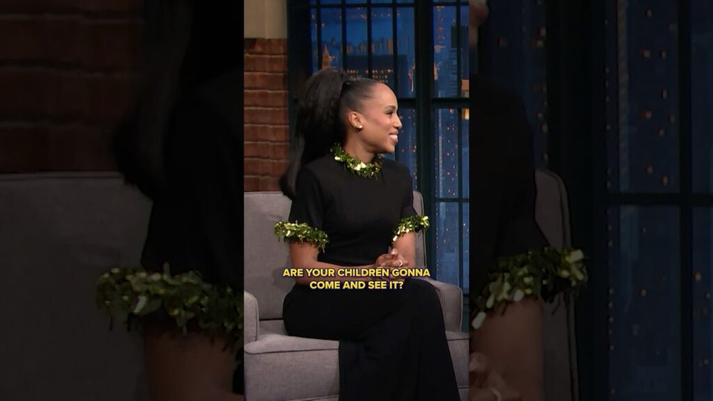 Kerry Washington shares why she's hesitant for her kids to see her in “The Whoopi Monologues"
