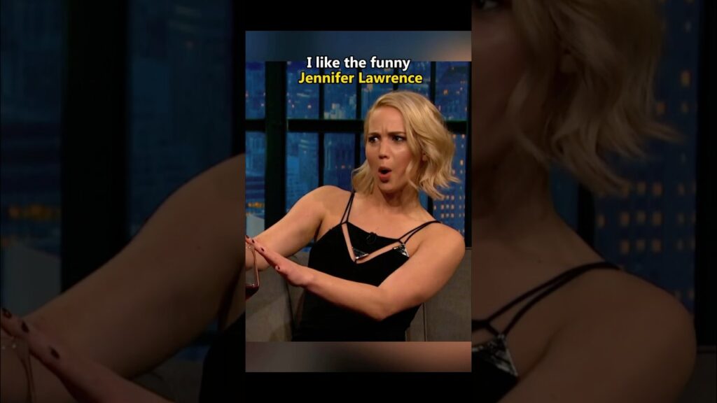 I like the funny Jennifer Lawrence.#usa #celebrity #jenniferlawrence #iconic #funny #youtube #fyp