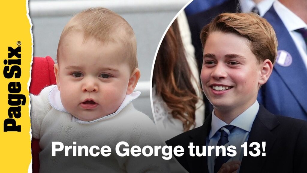 A look at Prince George through the years, as he celebrates 13th birthday