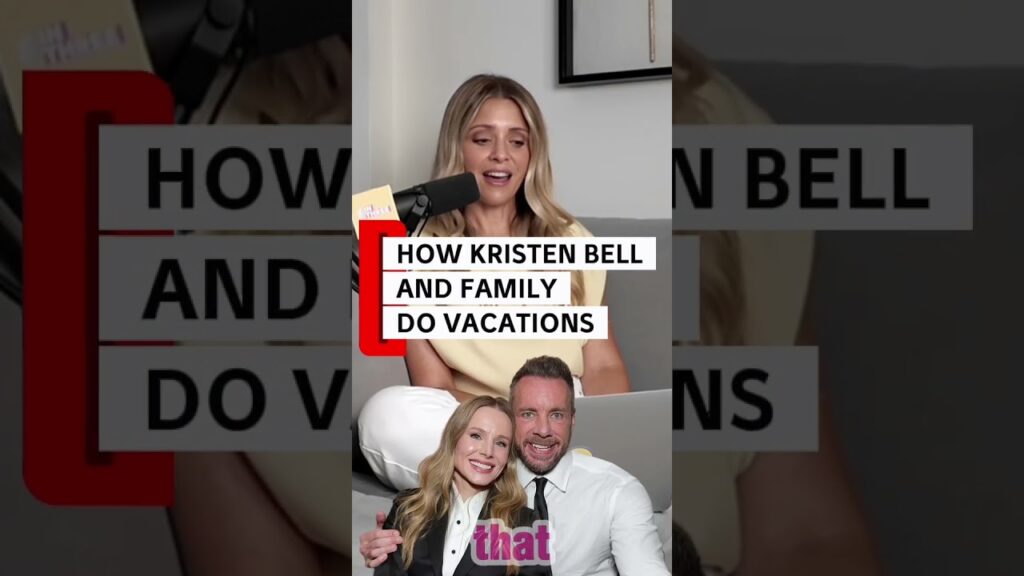 Kristen Bell and Dax Shepard share their family's sleeping arrangements on vacation.