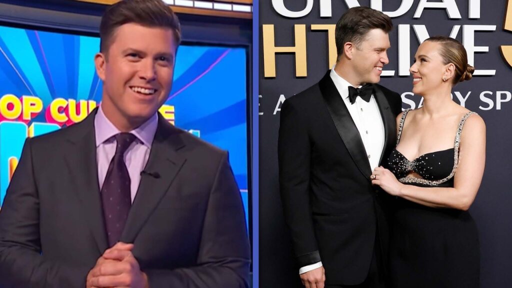 Colin Jost Has Hilarious Response to Being Asked How to Pronounce Wife Scarlett Johansson’s Name
