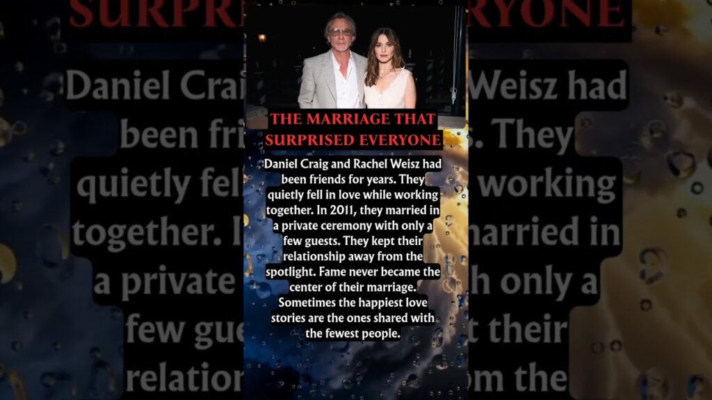 Hollywood's Most Private Love Story 🎬❤️#shorts #danielcraig #rachelweisz #truelove