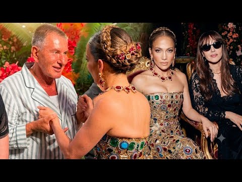 Jennifer Lopez STUNS Alongside Monica Bellucci at Stefano Gabbana's Sicily Fashion Show