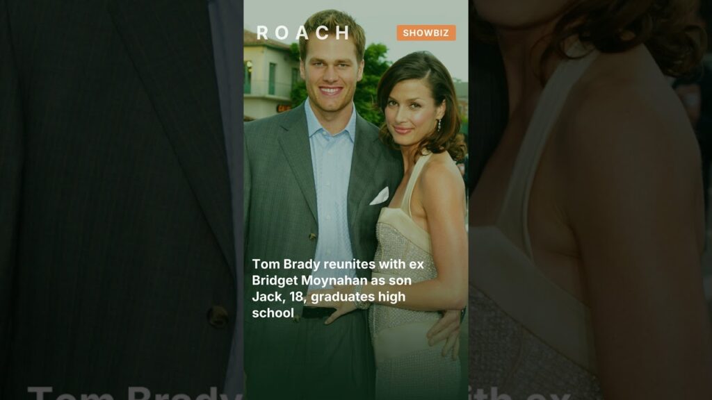 Tom Brady reunites with ex Bridget Moynahan as son Jack, 18, graduates high school #shorts