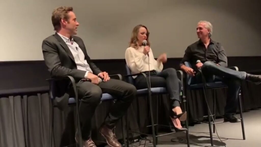 cute Rachel McAdams clears her throat