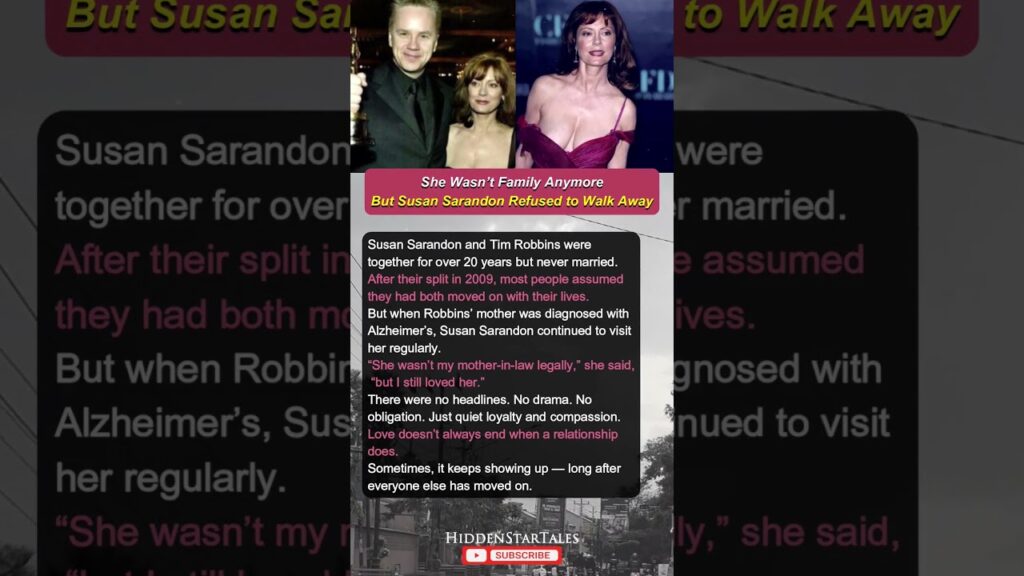 She Wasn’t Family Anymore — But Susan Sarandon Refused to Walk Away She Wasn’t Family Anymore — But Susan Sarandon Refused to Walk Away