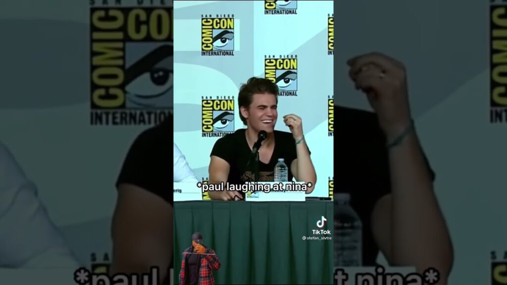 Part 83: Paul Wesley Couldn’t Stop Laughing At Nina 😂❤️