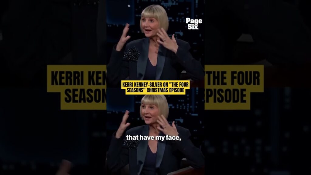 Kerri Kenney-Silver reveals 'The Four Seasons' Christmas figurines were her face 😂 #shorts