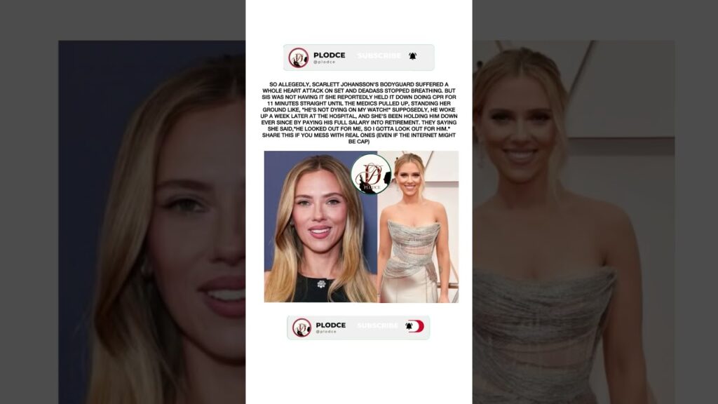 Did Scarlett Johansson Actually Just Do This?!😩 #scarlett #shorts