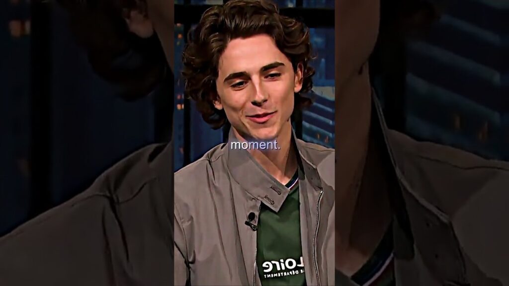 Timothee Chalamet On FIRST Time Seeing Emma Watson😅 #timotheechalamet #emmawatson #funny