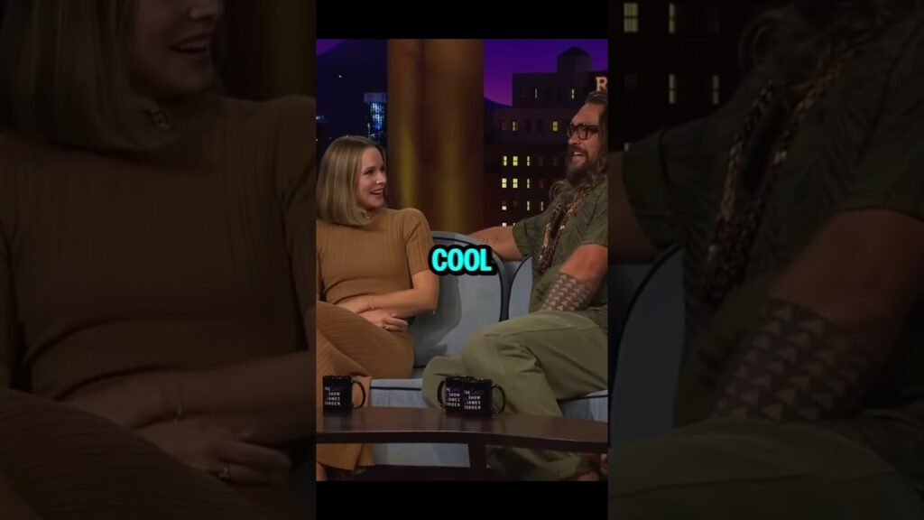Kristen Bell FINALLY Met Her Crush… and Completely Lost It😳🔥(Kristen Bell, Jason Momoa)
