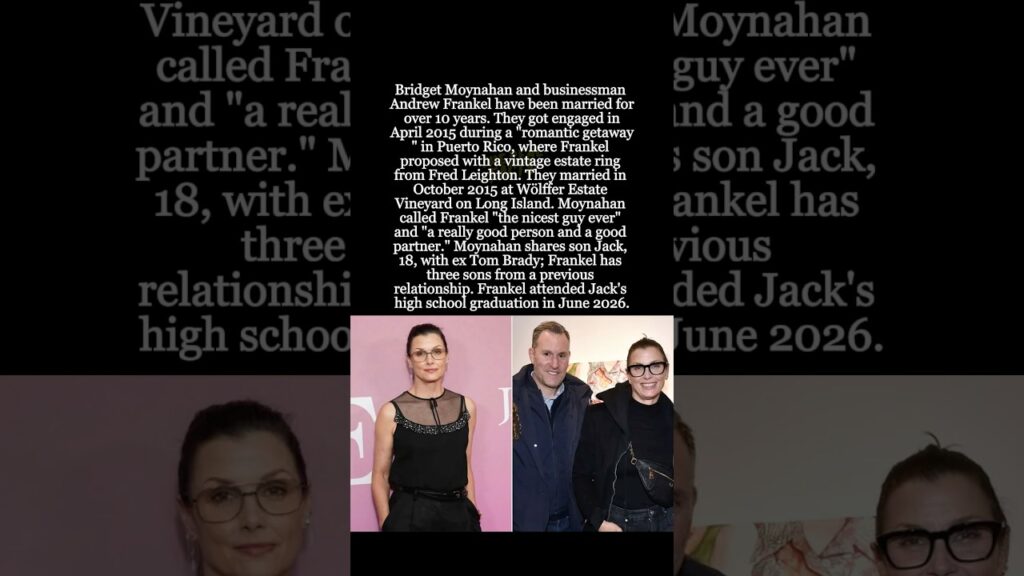Bridget Moynahan and Husband Andrew Frankel's 10+ Year Marriage #shorts #AndrewFrankel