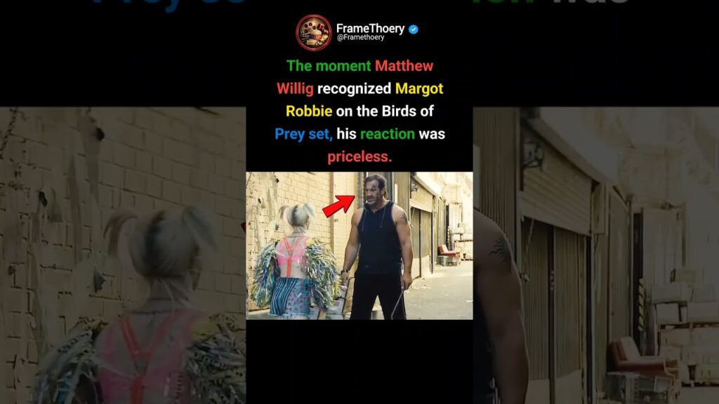 Matthew Willig's Priceless Reaction to Meeting Margot Robbie #hollywood