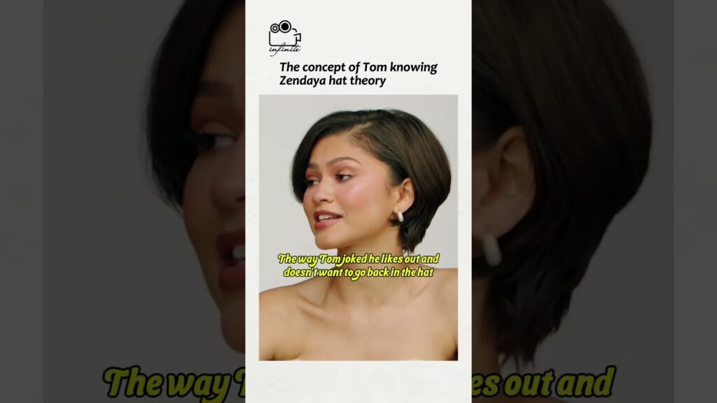 Tom won't go back in Zendaya's hat😭😅