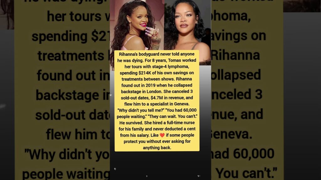 Rihanna Canceled Millions to Save Her Bodyguard | The Untold Story of Loyalty & Compassion
