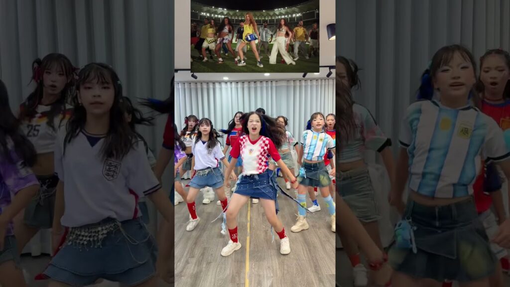 Dai Dai Dance – BABY WARRIORS - Min as Shakira | Follow Me #trending #worldcup #football