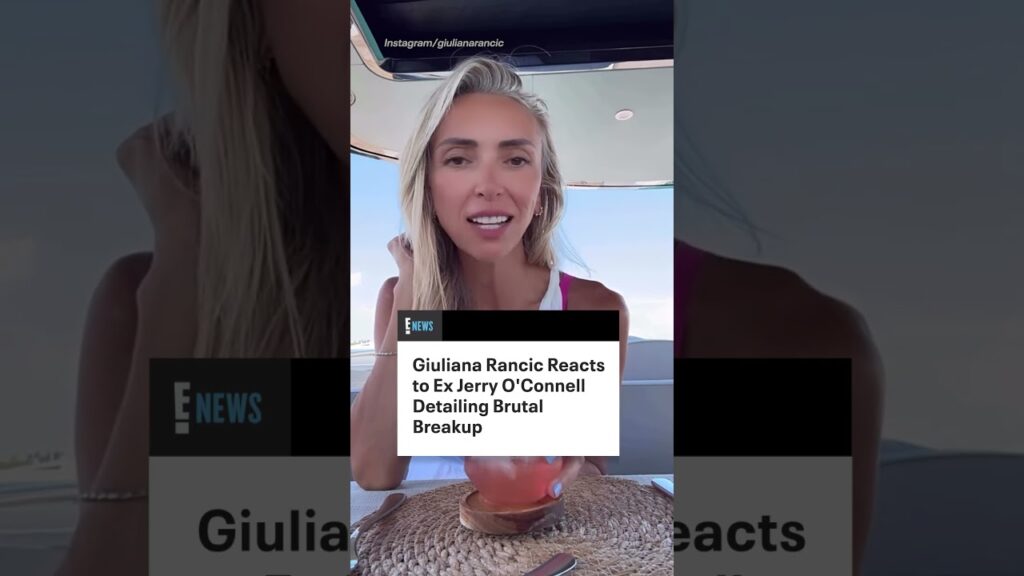 Giuliana Rancic is reacting after Jerry O'Connell recalled their breakup in the 2000s.
