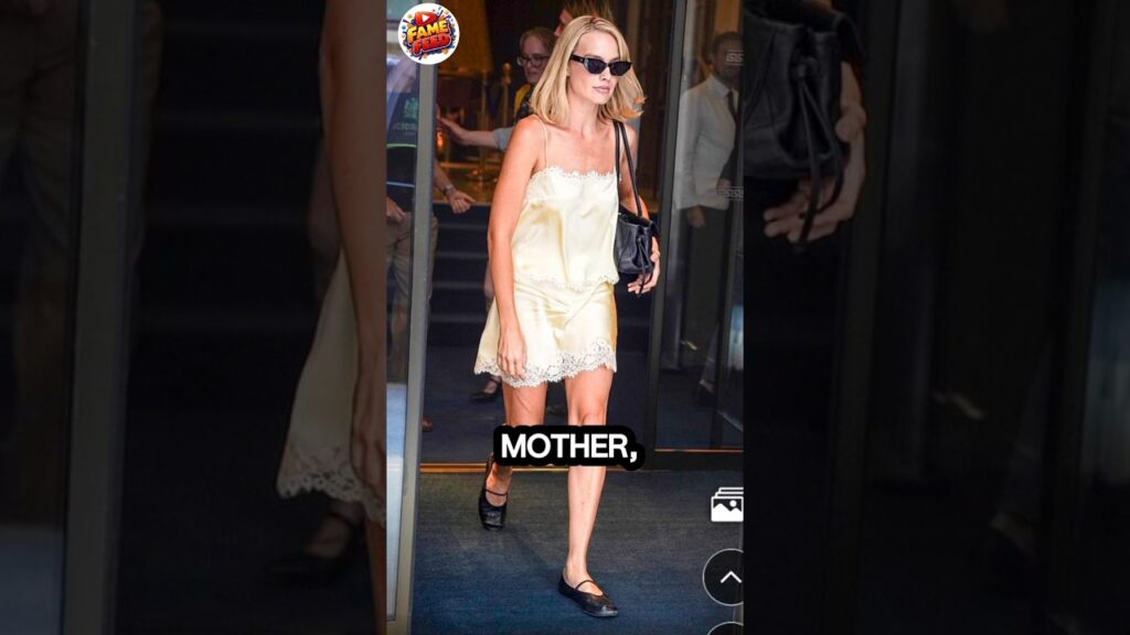 Margot Robbie Stuns in Chic Yellow Silk Look During Paris Girls' Trip with Her Mom