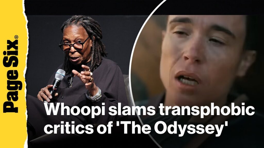 Whoopi Goldberg defends Elliot Page, slams transphobic critics of 'The Odyssey'
