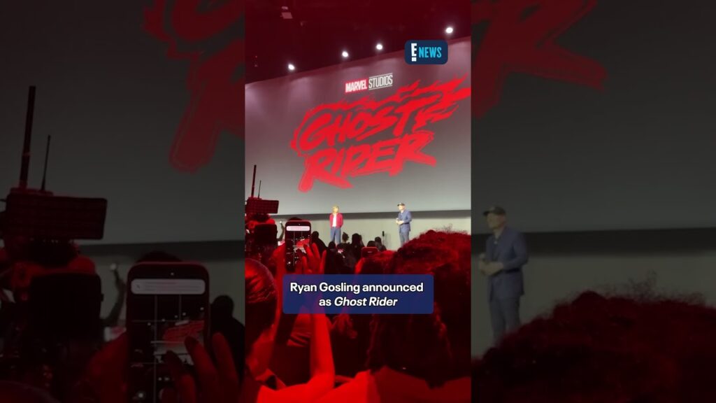 Ryan Gosling was officially announced as Johnny Blaze, aka Ghost Rider, at Comic-Con. #SDCC2026