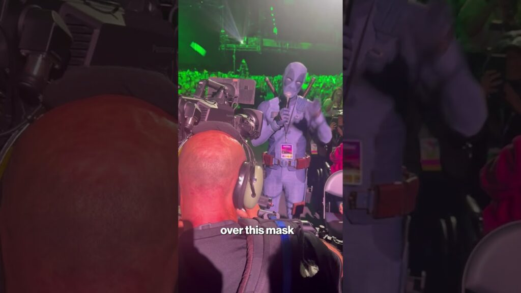 Ryan Reynolds' Gray Deadpool crashes Marvel panel as new Black Panther is introduced