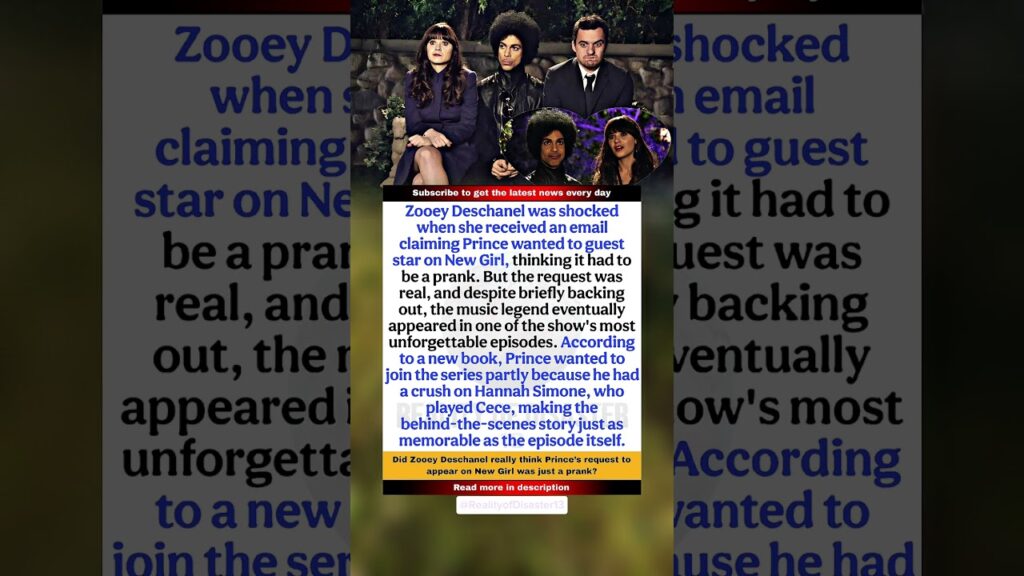 Zooey Deschanel Thought Prince’s New Girl Request Was a Prank! #shorts