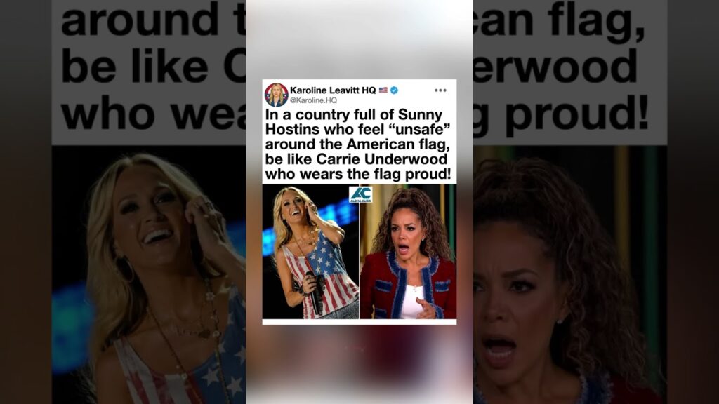 "In a Country Full of Sunny Hostins, Be Like Carrie Underwood" 😳🔥#sunny #shorts