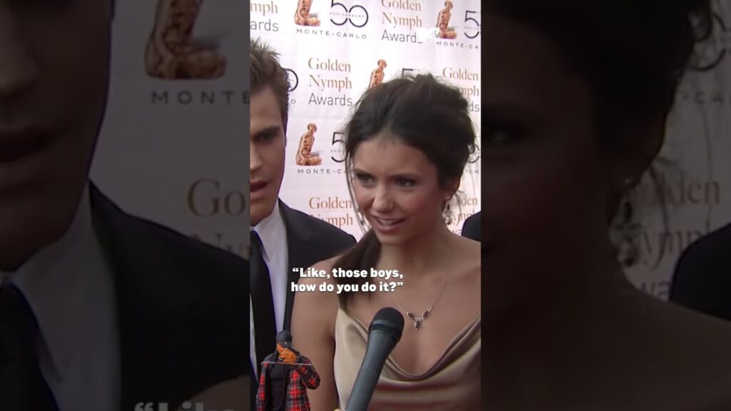Nina Dobrev Doesn’t See Damon & Stefan… She Just Sees Ian & Paul 😂❤️