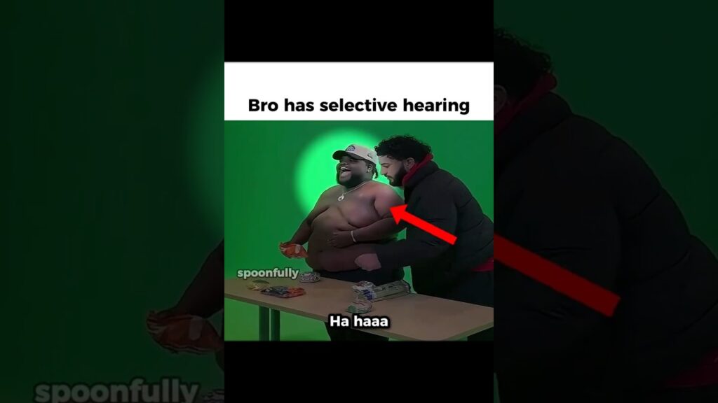 Bro is listening for the key words 😭