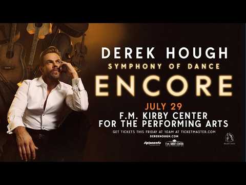 "Dancing with the Stars" sensation Derek Hough set to perform at the F.M. Kirby Center