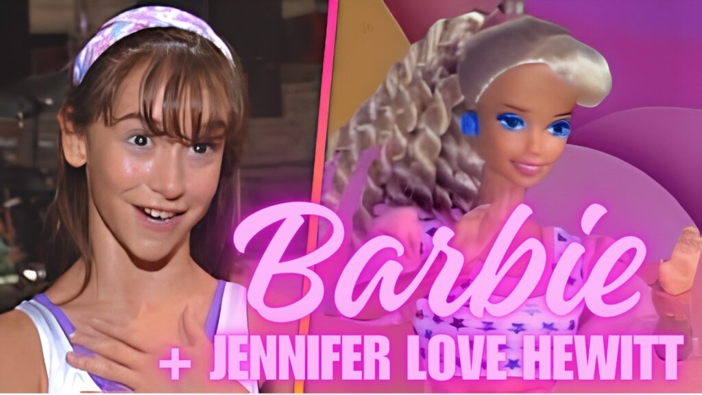 Young Jennifer Love Hewitt Dances Along Barbie: Dance! Workout With Barbie (1992)